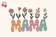 Mama Flowers SVG, Mother's Day SVG, a Graphic by Cherry.designs (Thumbnail 1 of 3)