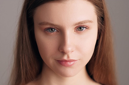 Pure skin female cosmetic care woman nude makeup, a Beauty & Fashion Photo by Photo Drive Studio