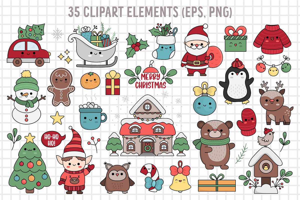 Kawaii Christmas games, an Animal Illustration by Lexi Claus (Photo 10 of 12)