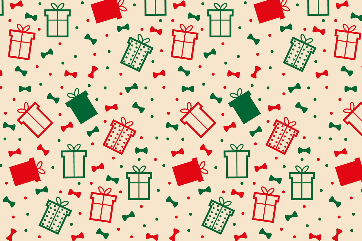 Seamless pattern of Christmas gifts, a Texture Illustration by JYa_Design
