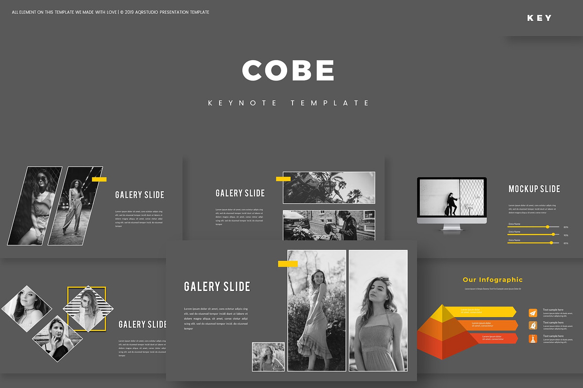 Cobe - Keynote Template, a Presentation Template by AQR Studio