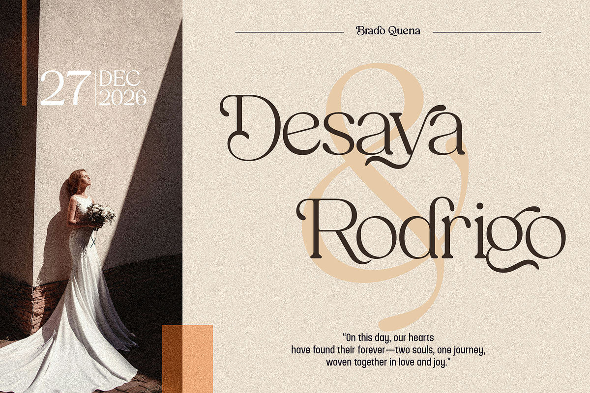 Brado Quena, a Serif Font by Sign Studio (Photo 7 of 15)