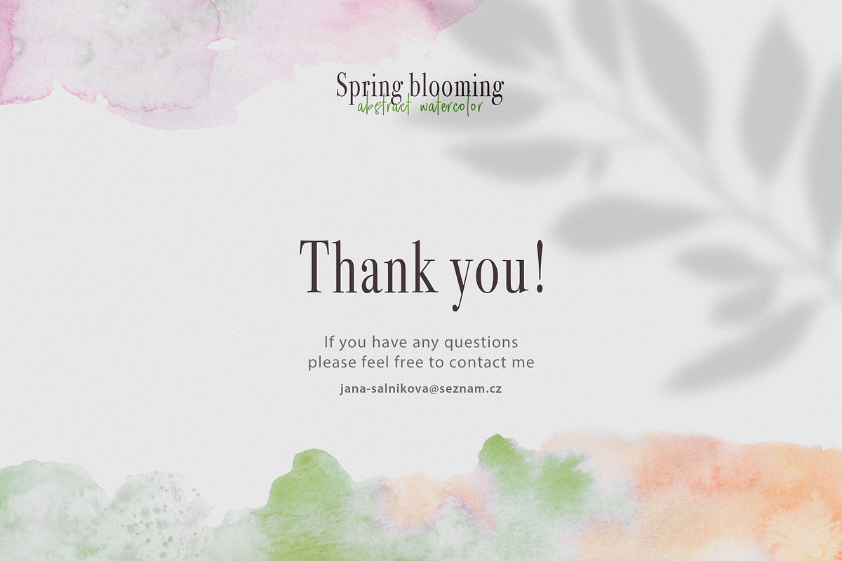 Spring blooming abstract watercolor, an Object Graphic by Volha Studio (Photo 11 of 11)