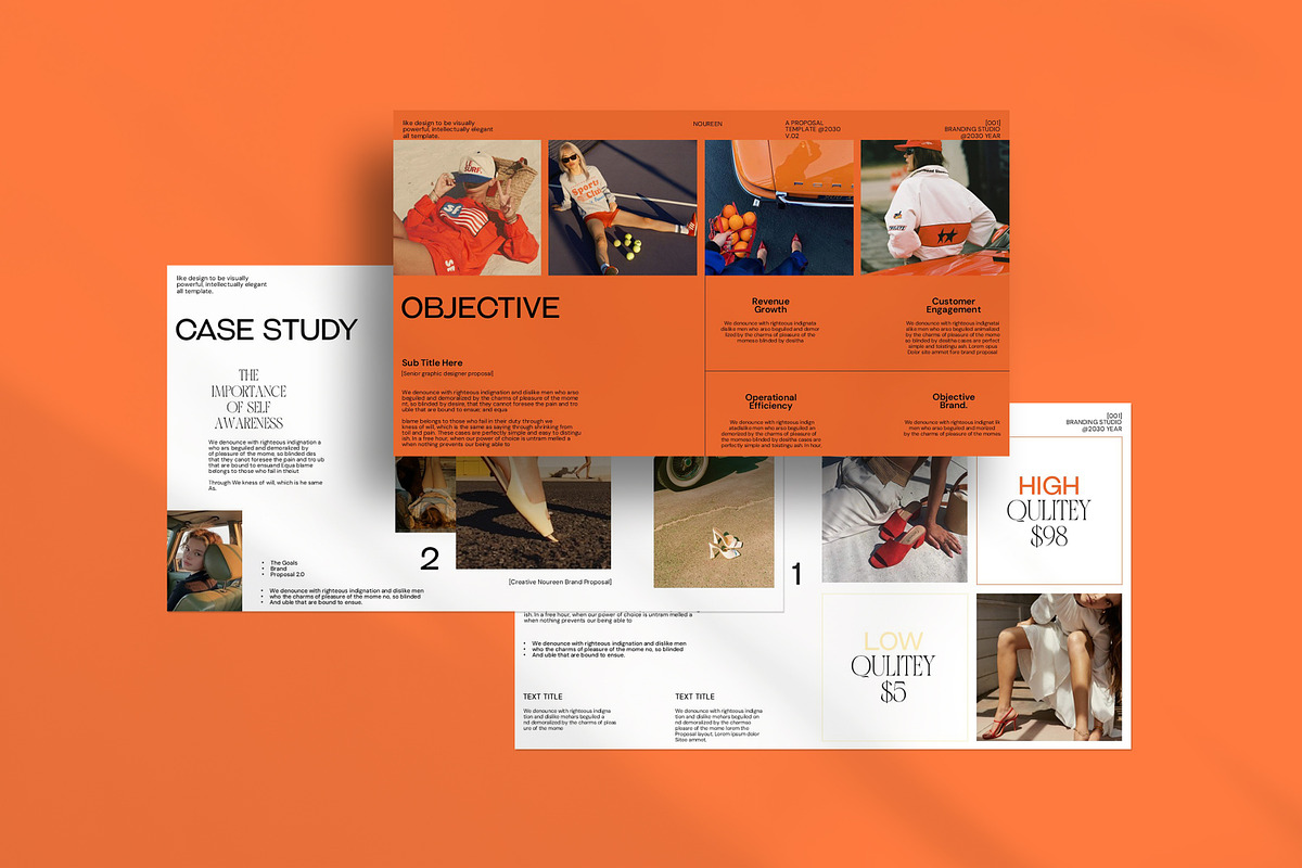 Noureen Brand Proposal Presentation, a Presentation Template by evgenystudio (Photo 2 of 10)
