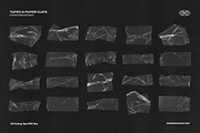 Tapes & Paper Clips, an Object Graphic by Indieground Design Inc. (Thumbnail 6 of 11)