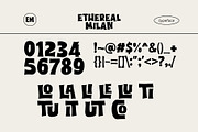 Ethereal Milan, a Sans Serif Font by Xelo Graph (Thumbnail 11 of 11)