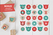 Christmas mail. Stamps and stickers, an Illustration by Maru_art (Thumbnail 6 of 7)