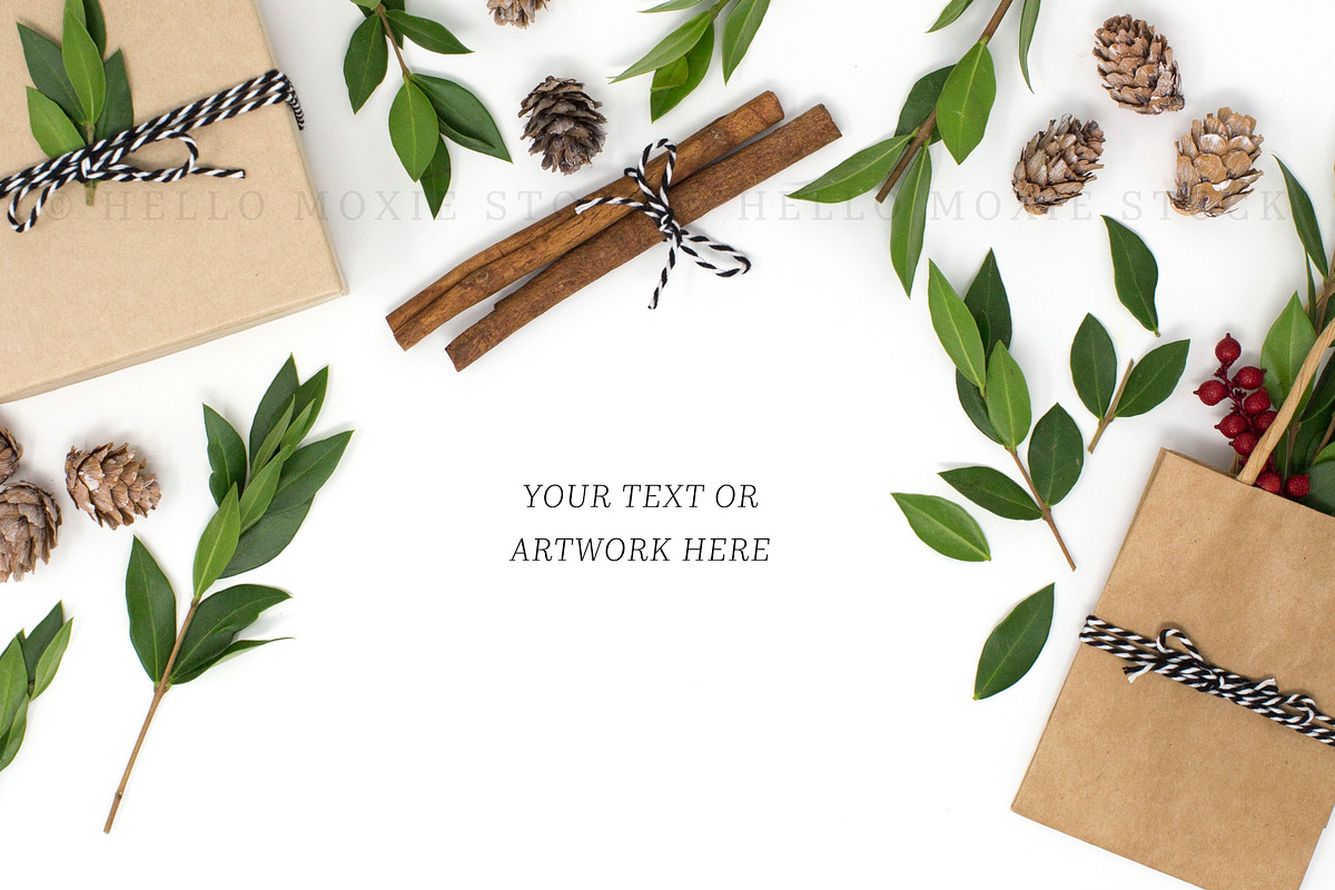 Christmas Styled Stock Photography, a Print Template by Hello Moxie