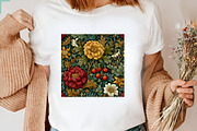 Vintage William Morris Style Floral, a Pattern Graphic by SVGArt (Thumbnail 7 of 9)