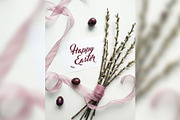 Spring Branch & Ribbon Card Mockup, a Print Template by Europe.graphics (Thumbnail 3 of 4)