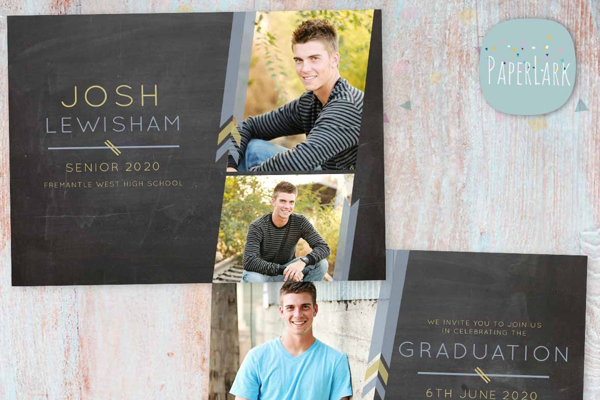 AG010 Guys Senior Graduation Card, a Card Template by Paper Lark (Photo 2 of 3)