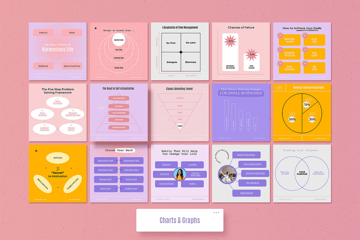 Energetic Instagram Templates CANVA, a Social Media Template by AndrewPixel (Photo 5 of 27)