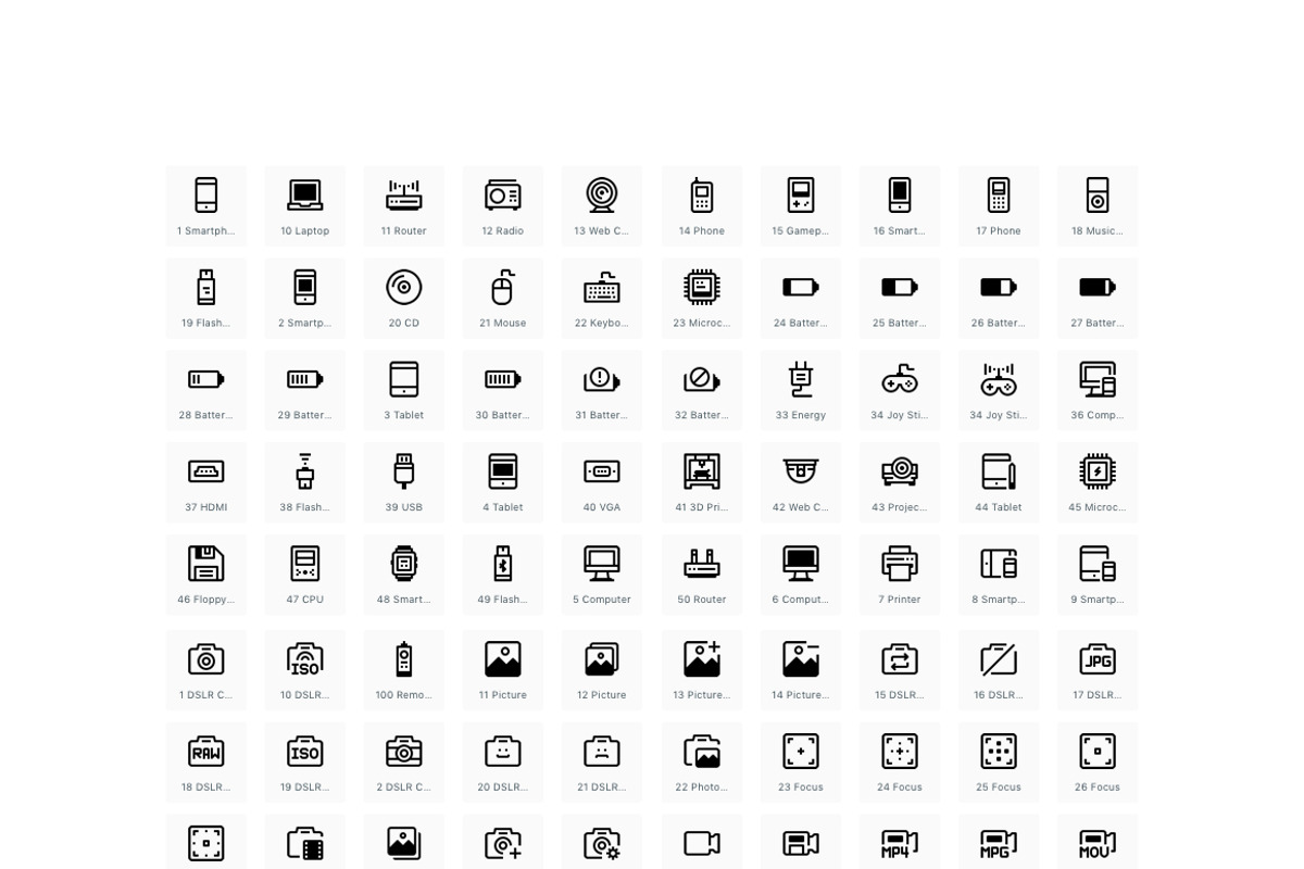2,140 ~ minimal icon - free update, an Outline Icon by Just Icon (Photo 5 of 7)