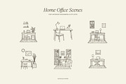INTERIOR DESIGNER line art clipart, an Object Illustration by Crocus Paperi (Thumbnail 12 of 13)