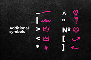 Graffiti Tagline Brave Font, a Font by Graphic Spirit (Thumbnail 10 of 11)