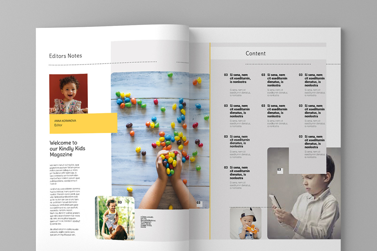 Kidzmag Magazine Template, a Magazine Template by inspirasign (Photo 3 of 9)