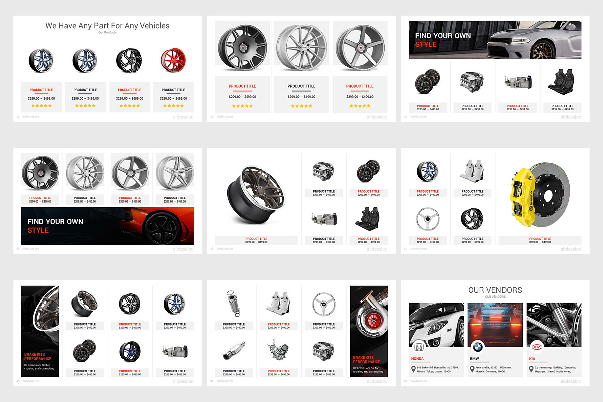 Top Automobile PowerPoint Templates, a Presentation Template by SlideSalad (Photo 15 of 33)