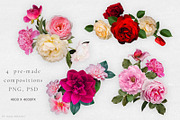 PNG Floral clipart collection, an Object Graphic by Imageblend (Thumbnail 3 of 8)