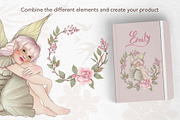 Little Fairies Clipart Collection, a Decorative Illustration by Rosangela Curti (Thumbnail 10 of 14)