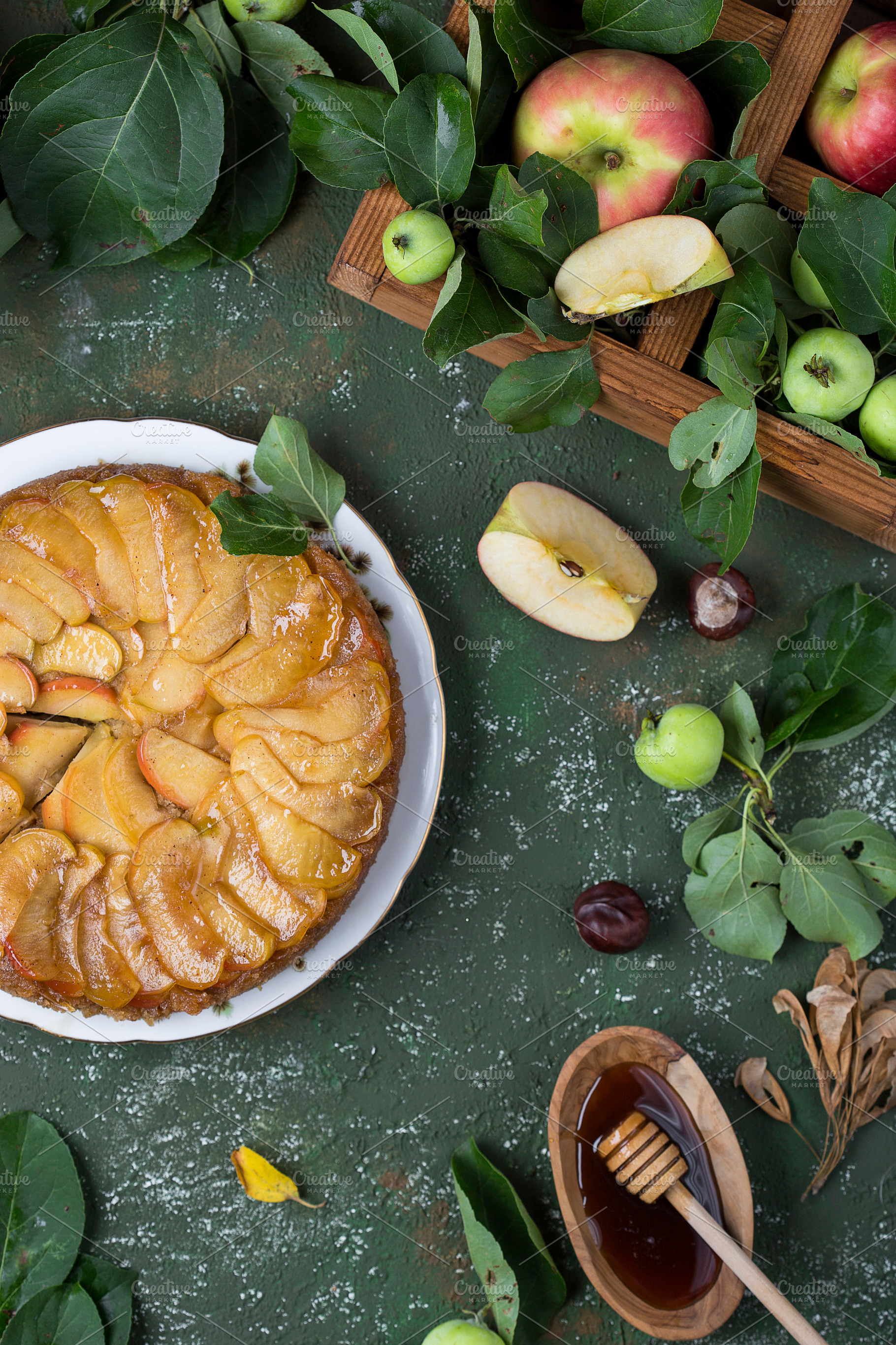 Tarte tatin with apples featuring apple, applepie, and autumn, a Food & Drink Photo by Marina_Pronina