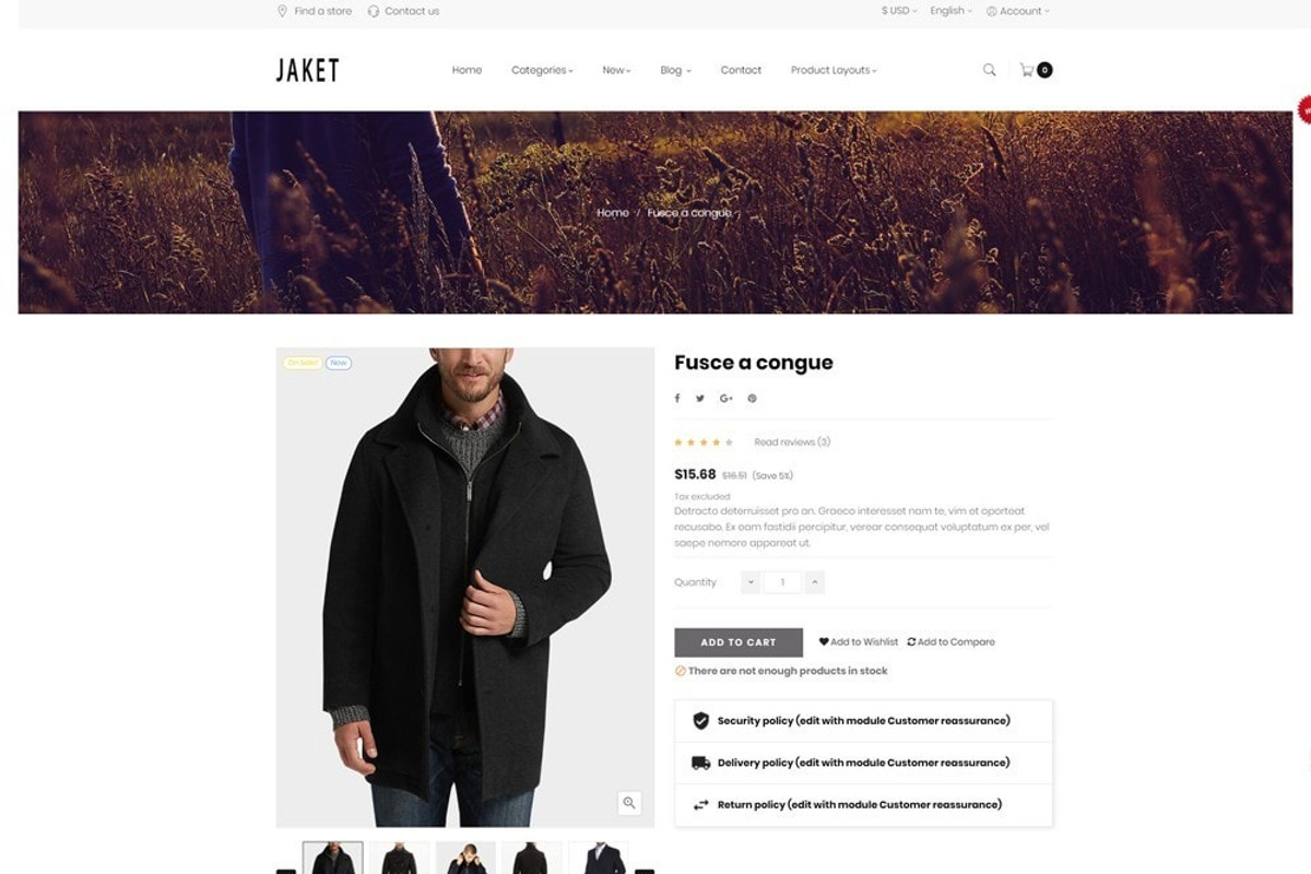 AP JACKET PRESTASHOP THEME, a Websites & App Template by apollotheme (Photo 7 of 8)