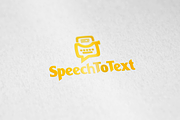 SpeechToText Logo Template, a Branding & Logo Template by SymonDesign (Thumbnail 3 of 4)