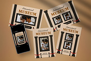 International Museum Greeting Card, a Card Template by graphicook (Thumbnail 1 of 4)