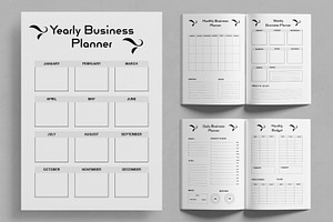 Weekly Business Planner Layout