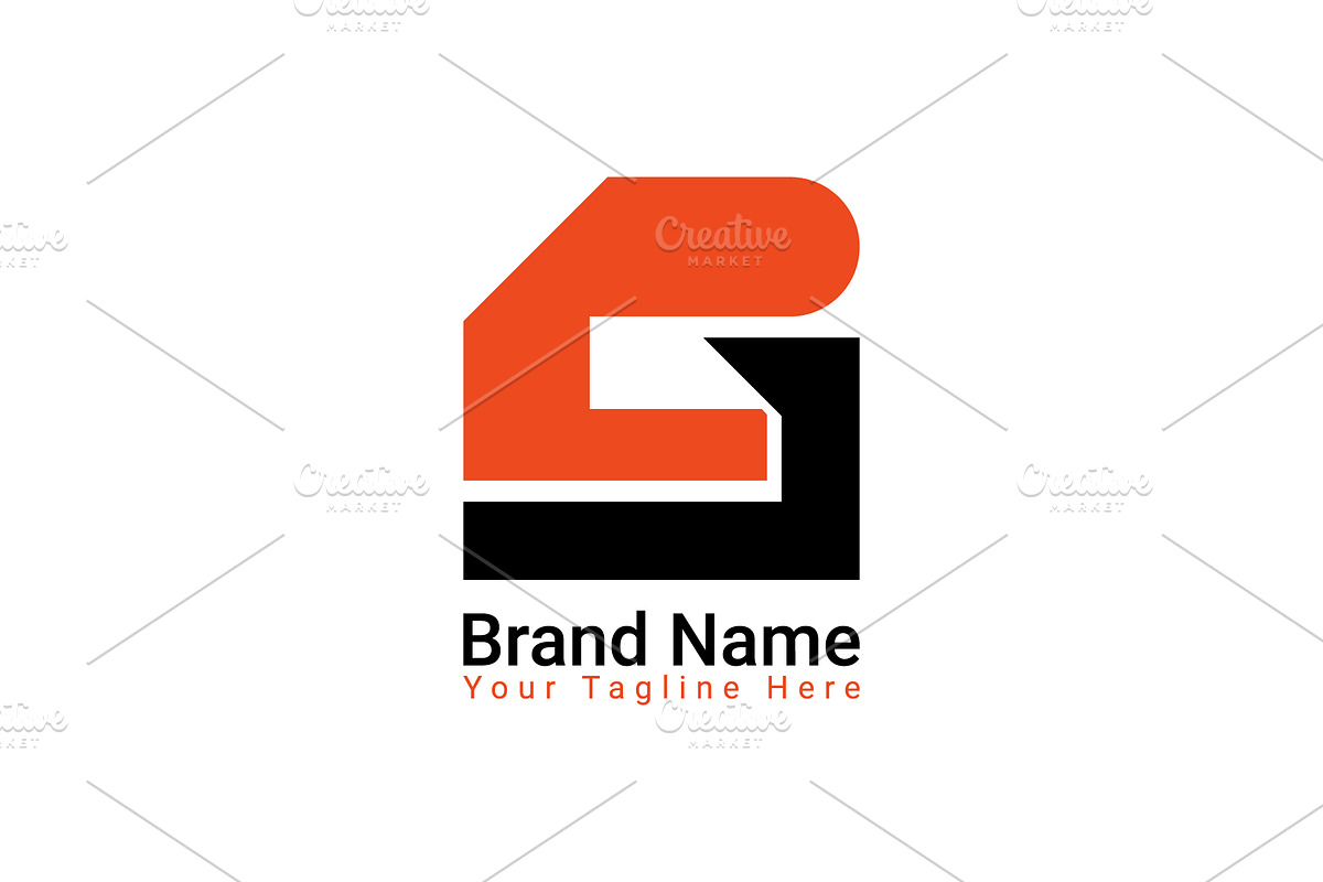 CG Letter Logo Design Template.