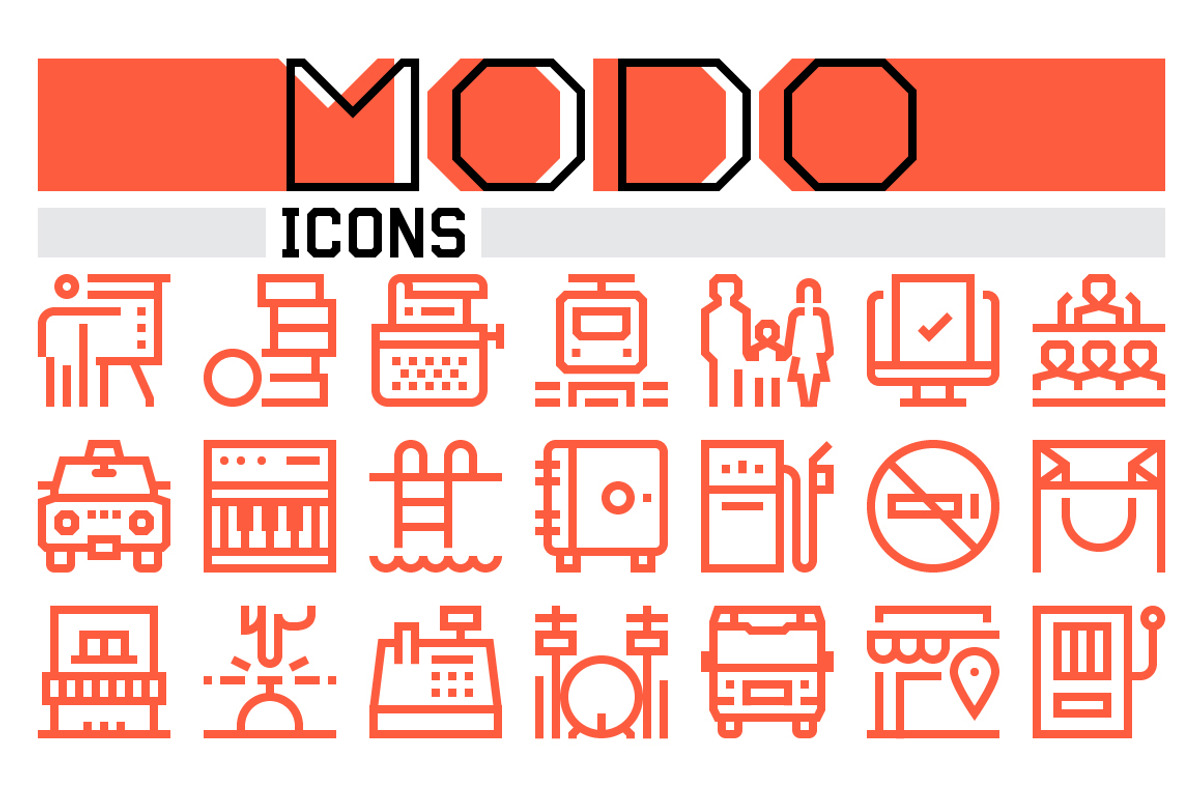 Modo Icons Collection, an Outline Icon by Anatolii Babii (Photo 1 of 11)