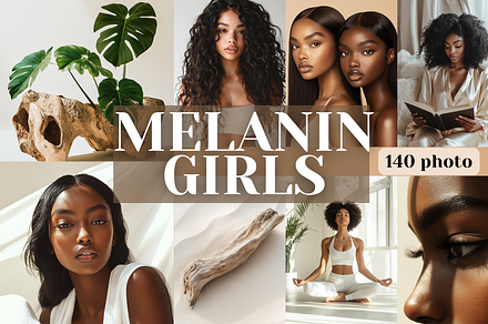 Melanin Aesthetic Stock Photos, a Beauty & Fashion Photo by MarkoPresets