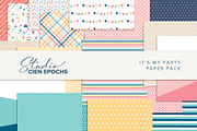 It's My Party Paper Pack, a Pattern Graphic by Studio Cien Epochs (Thumbnail 3 of 3)