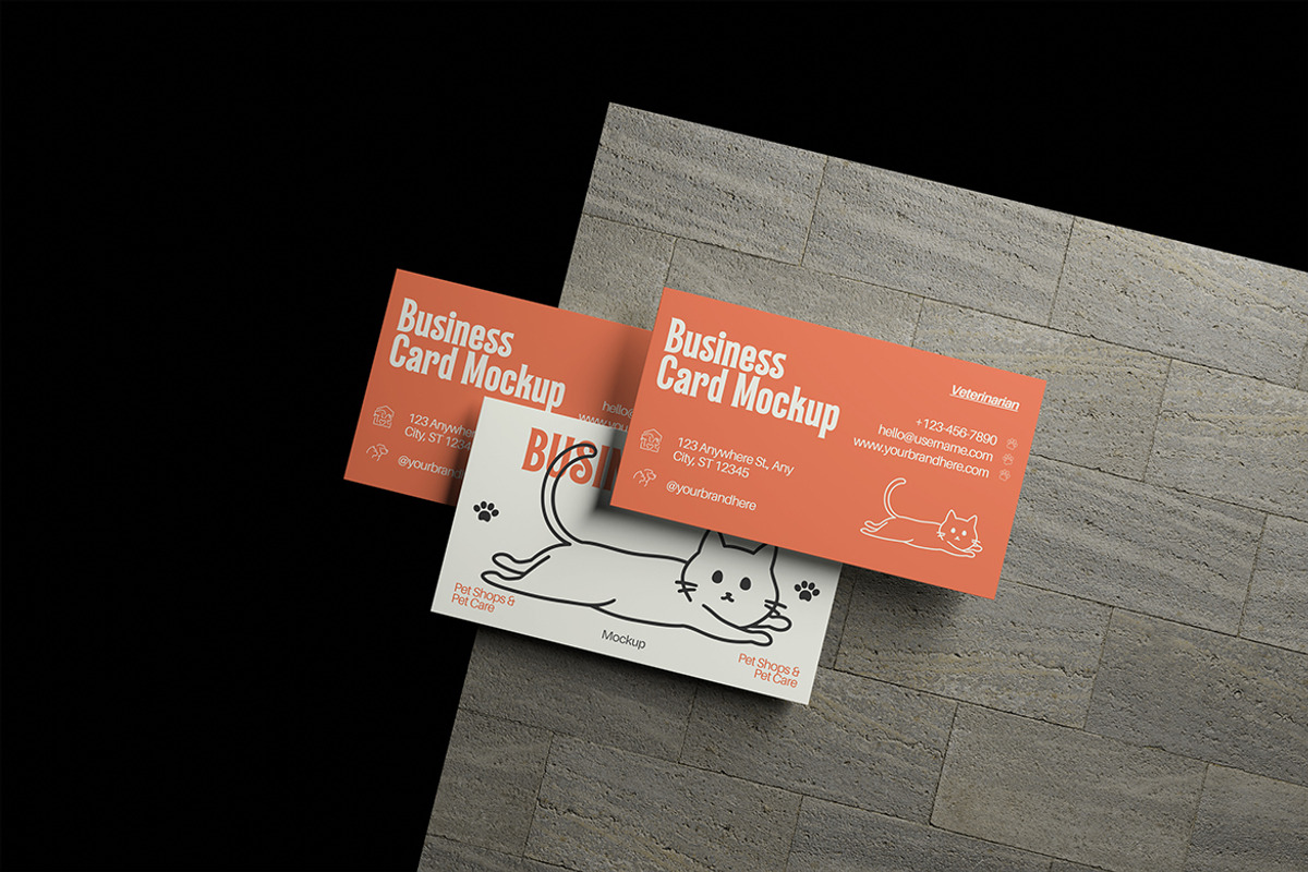 Business Card Mockup, an Advertising Mockup by ianmikraz (Photo 5 of 5)