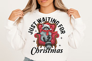 Christmas Raccoon Sublimation, an Illustration by Libby Wishes (Thumbnail 3 of 6)