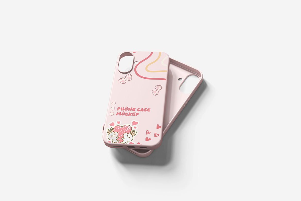 iPhone 16 Case Mockup, an iPhone Mockup by Indah (Photo 5 of 6)