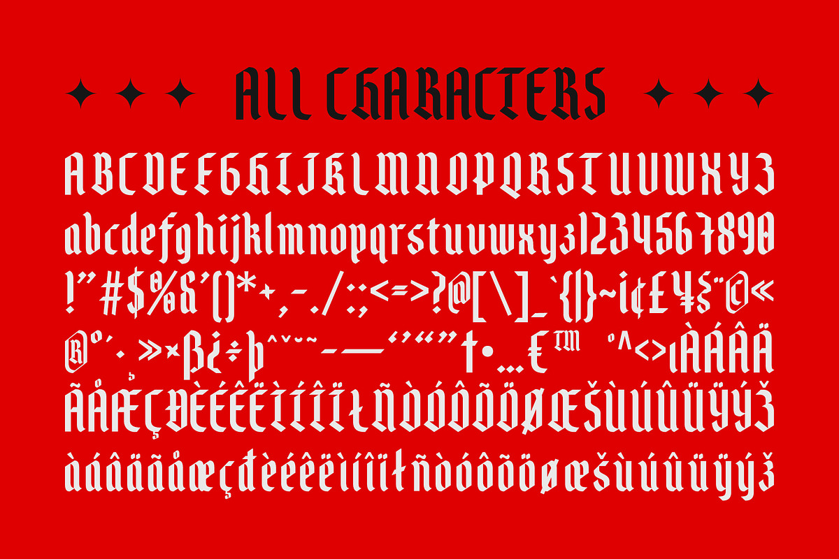 CS Brine – Blackletter Font, a Blackletter Font by Craft Supply Co. (Photo 8 of 8)