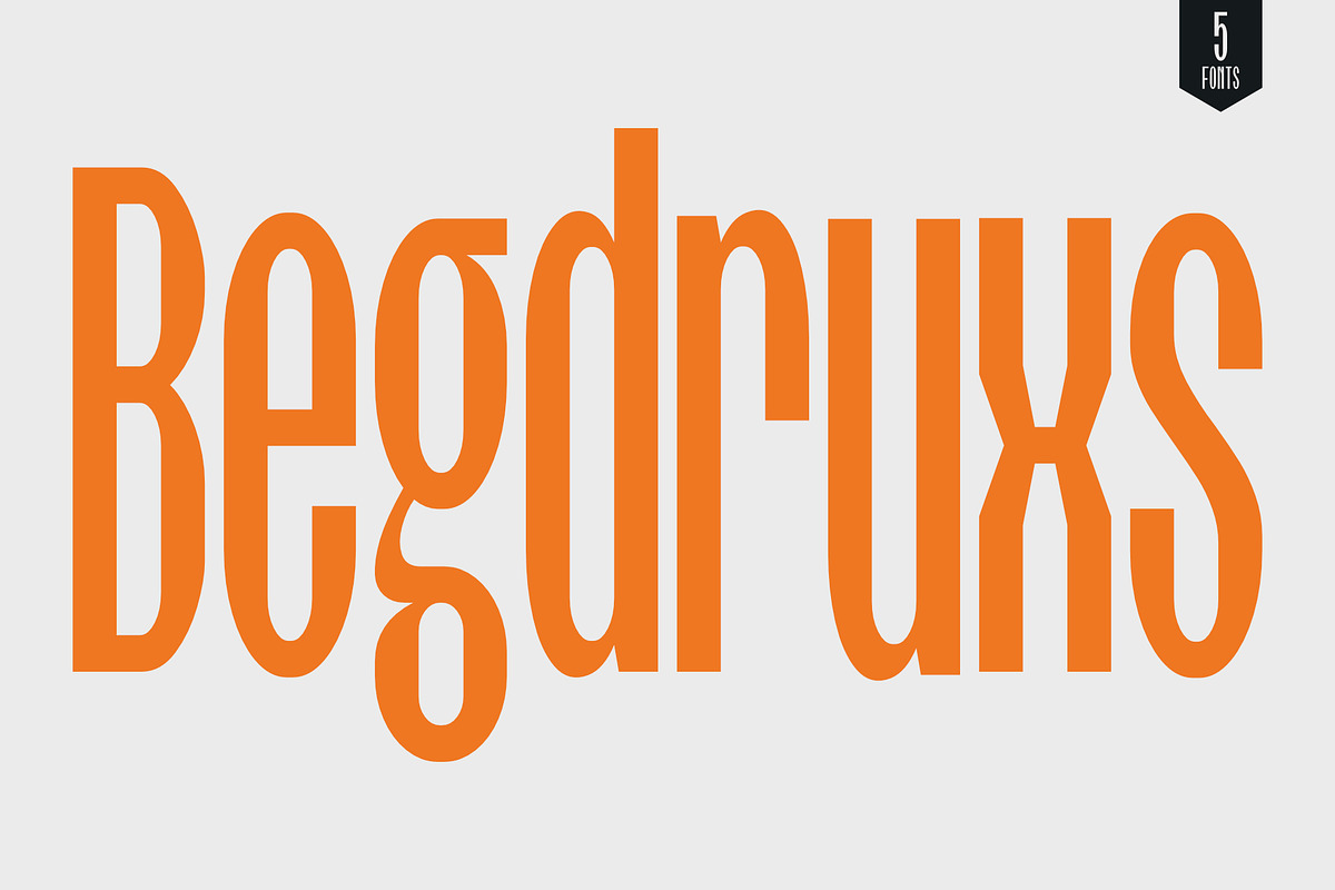 Begdruxs - Condensed Sans Serif, a Sans Serif Font by Sealoung (Photo 1 of 13)