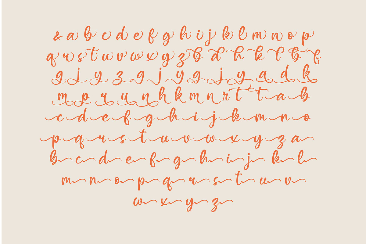 Asylen Raneta Cute Script Font, a Script Font by Letterena Studios Script (Photo 7 of 15)