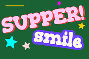 chubby vintage cute display font, a Slab Serif Font by nicollr's store (Thumbnail 2 of 3)
