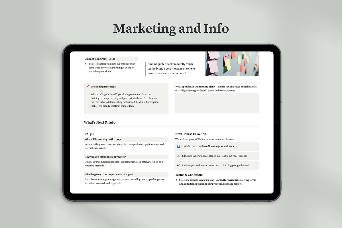 Notion Brand Presentation Template, a Templates & Theme by Swyn.Studio (Photo 9 of 10)