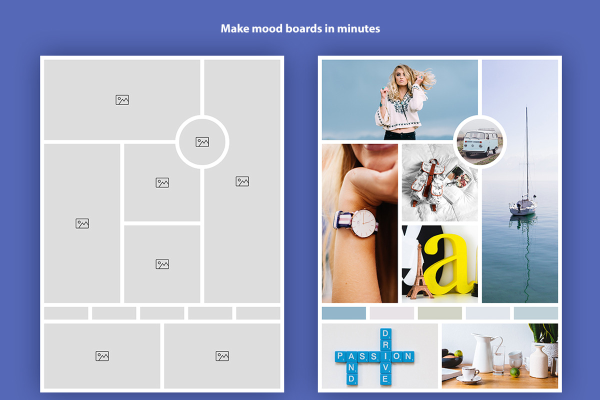 Mood Board Templates, a Books & Magazine Mockup by Web Donut (Photo 4 of 7)