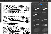 16+ Procreate INK & SFX Brushes, a Brush Add-On by Georg's Procreate Brushes (Thumbnail 4 of 9)