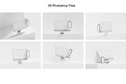 iMac and iPhone Mockup, a Mac Mockup by Momogi (Thumbnail 8 of 8)