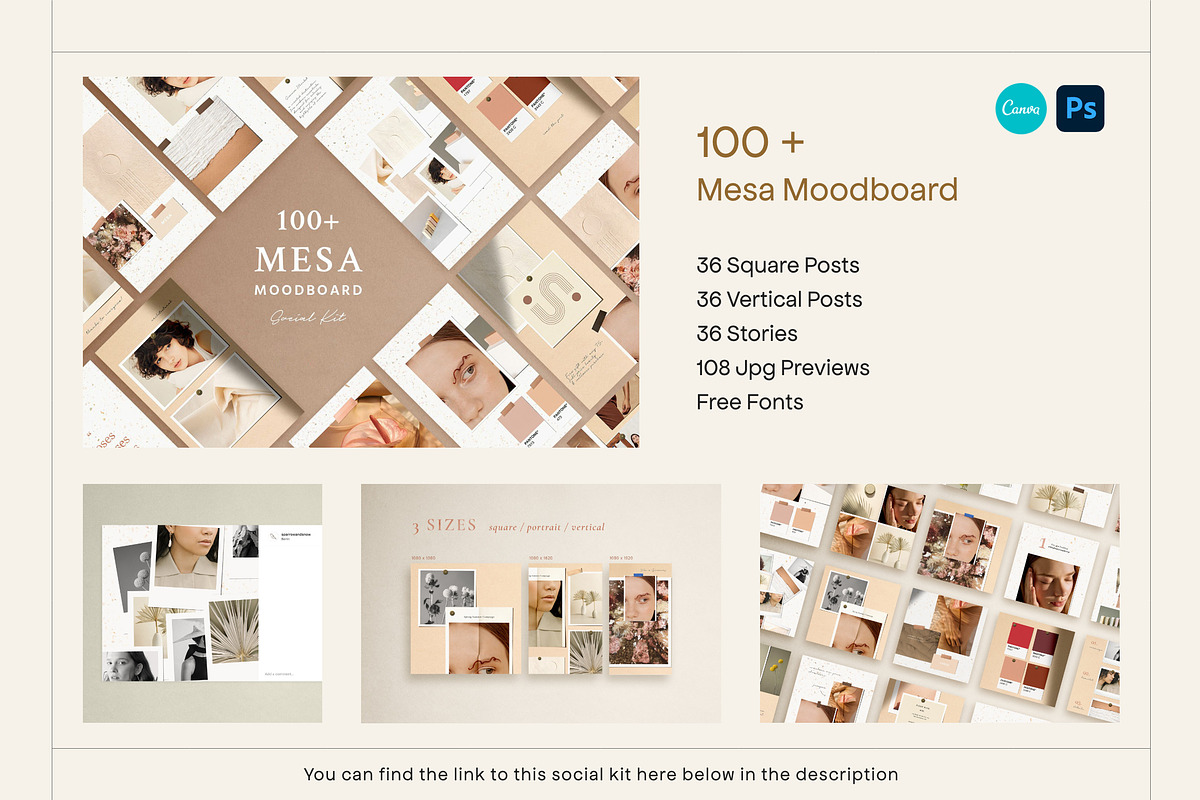 SALE! Social Kit BUNDLE Canva and PS, a Social Media Template by Sparrow & Snow (Photo 15 of 20)