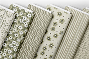 6 Seamless Patterns: Floral & Stripe, a Pattern Graphic by StudioCitra (Thumbnail 2 of 11)