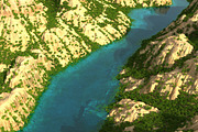 Mountain terrain with lake, an Environmental 3D Model by konstantin.ermolaev (Thumbnail 4 of 11)