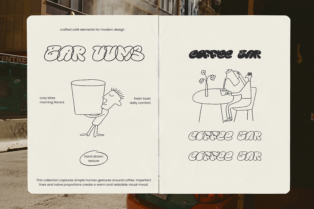 Naive Coffee Doodles, a Food Illustration by Veyla (Photo 9 of 16)