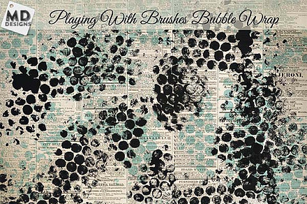 Bubble Wrap Brushes