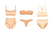 Modern women underwear, lingerie set, an Object Illustration by Good Studio (Thumbnail 9 of 16)