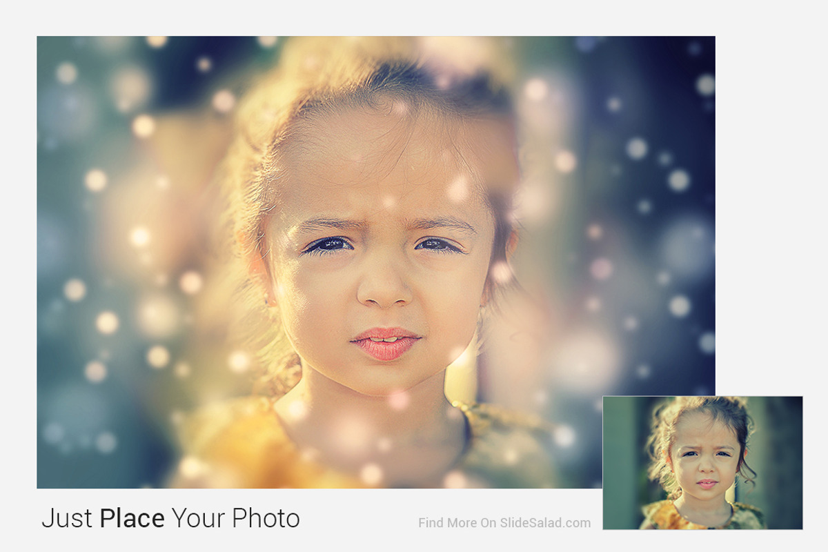 Soft Focus Photoshop Mockups, an Action Add-On by SlideSalad